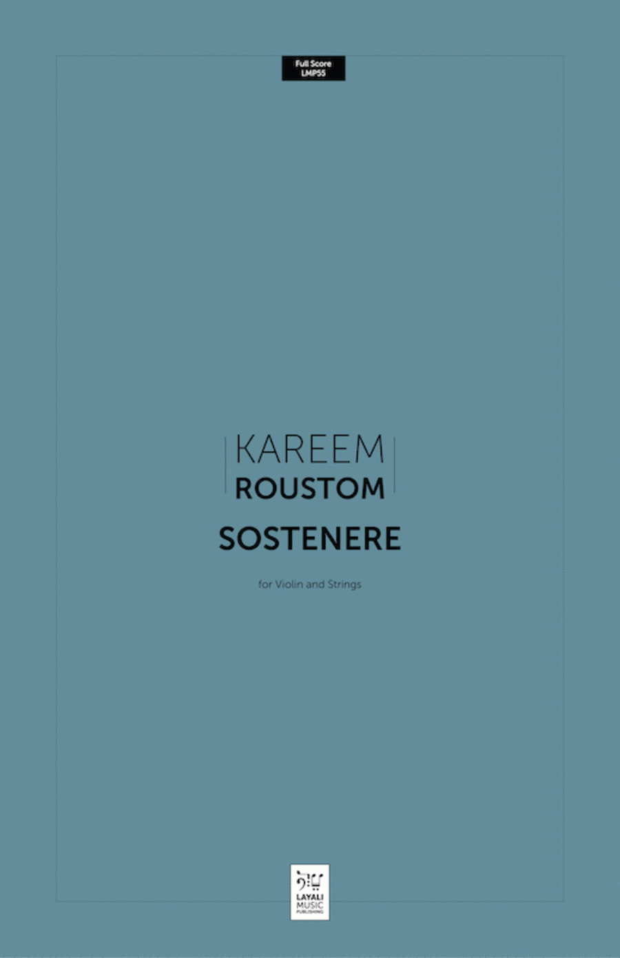 Sostenere (Additional Full Score)