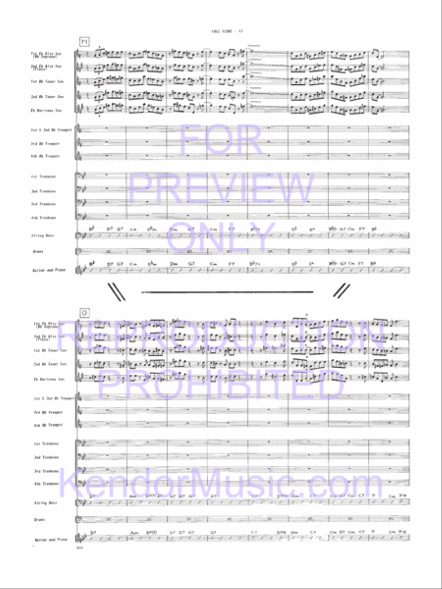 Fingers Jazz Ensemble scores gallery preview page 14