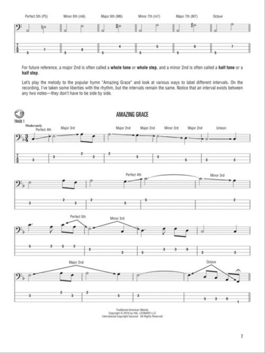 Hal Leonard Jazz Bass Method Double Bass scores gallery preview page 5
