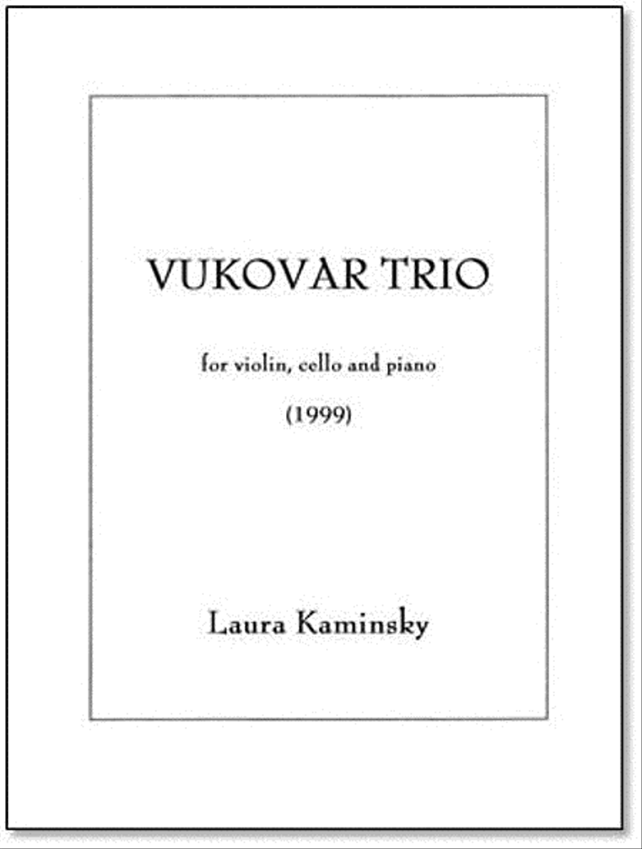 Vukovar Trio Piano Trio scores gallery preview page 1