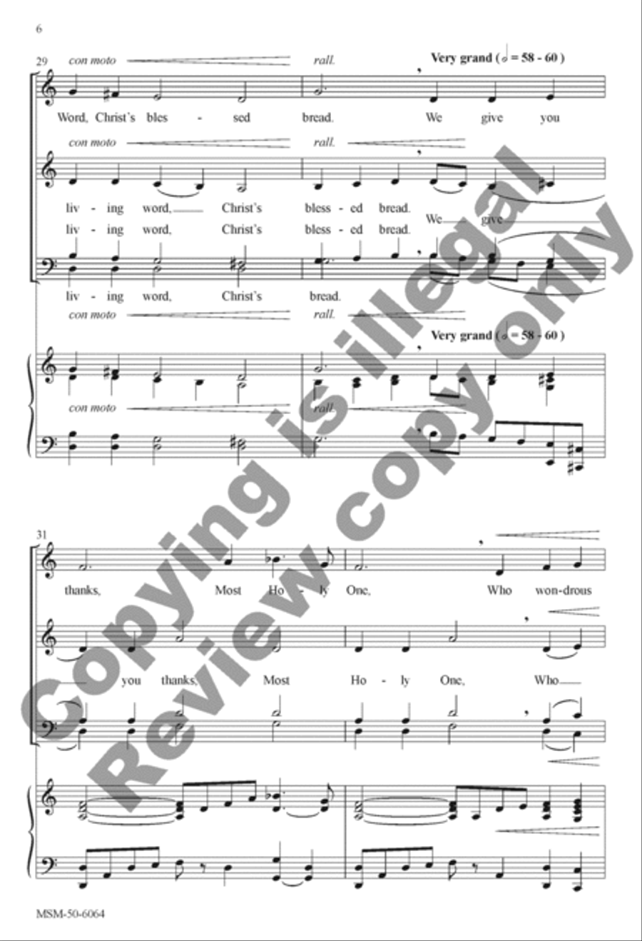 In Peace, in Peace, Through Christ the Door 4-Part scores gallery preview page 7