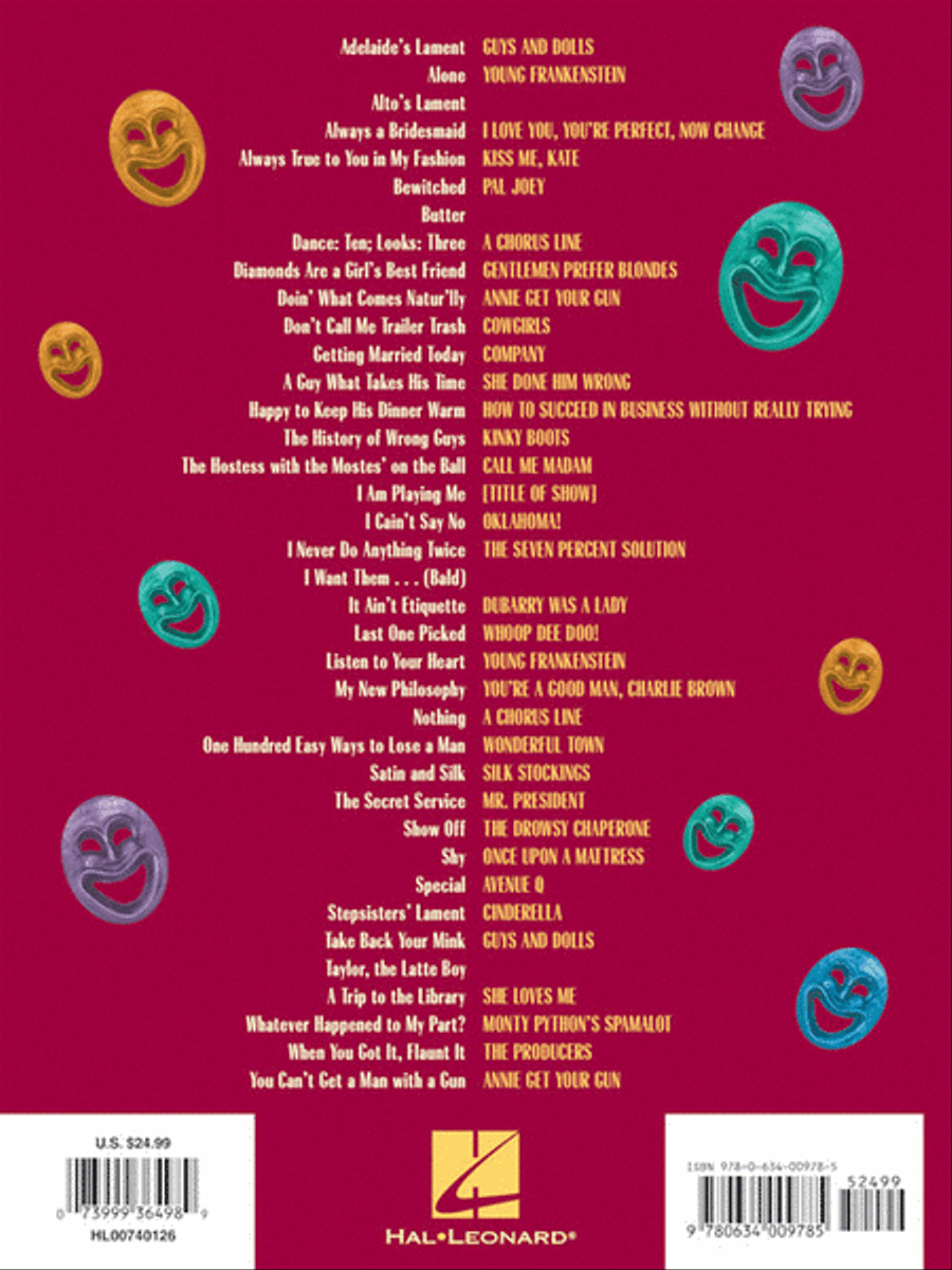 Belter's Book of Comedy Songs - Third Edition Voice scores gallery preview page 4