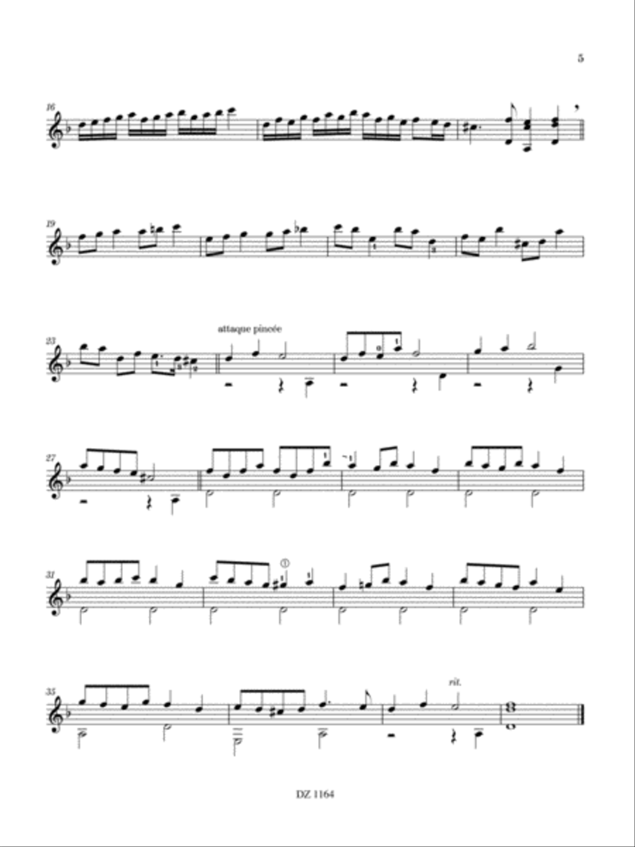 Trois préludes Trois préludes Classical Guitar scores gallery preview page 5