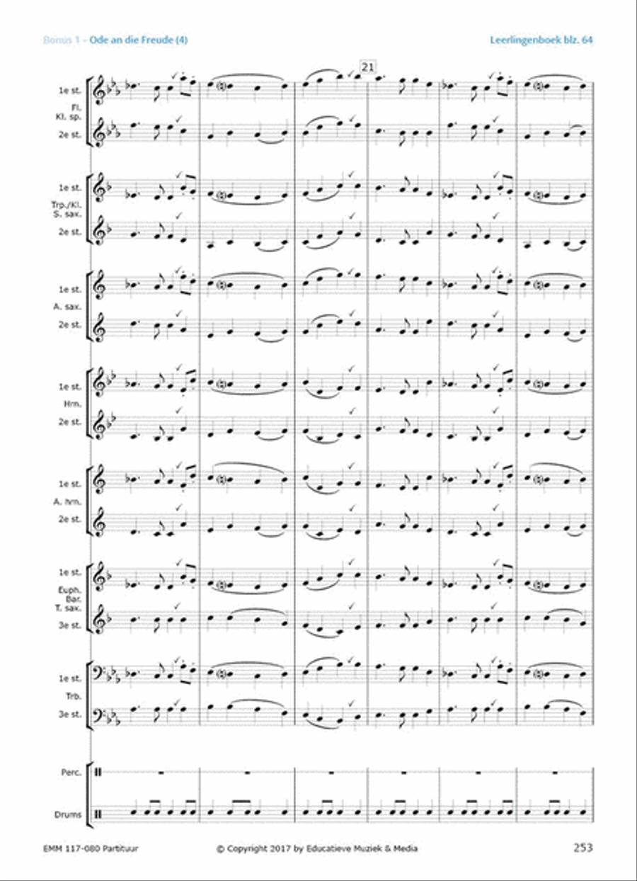 Samen Leren Samenspelen Deel 2 Concert Band scores gallery preview page 11