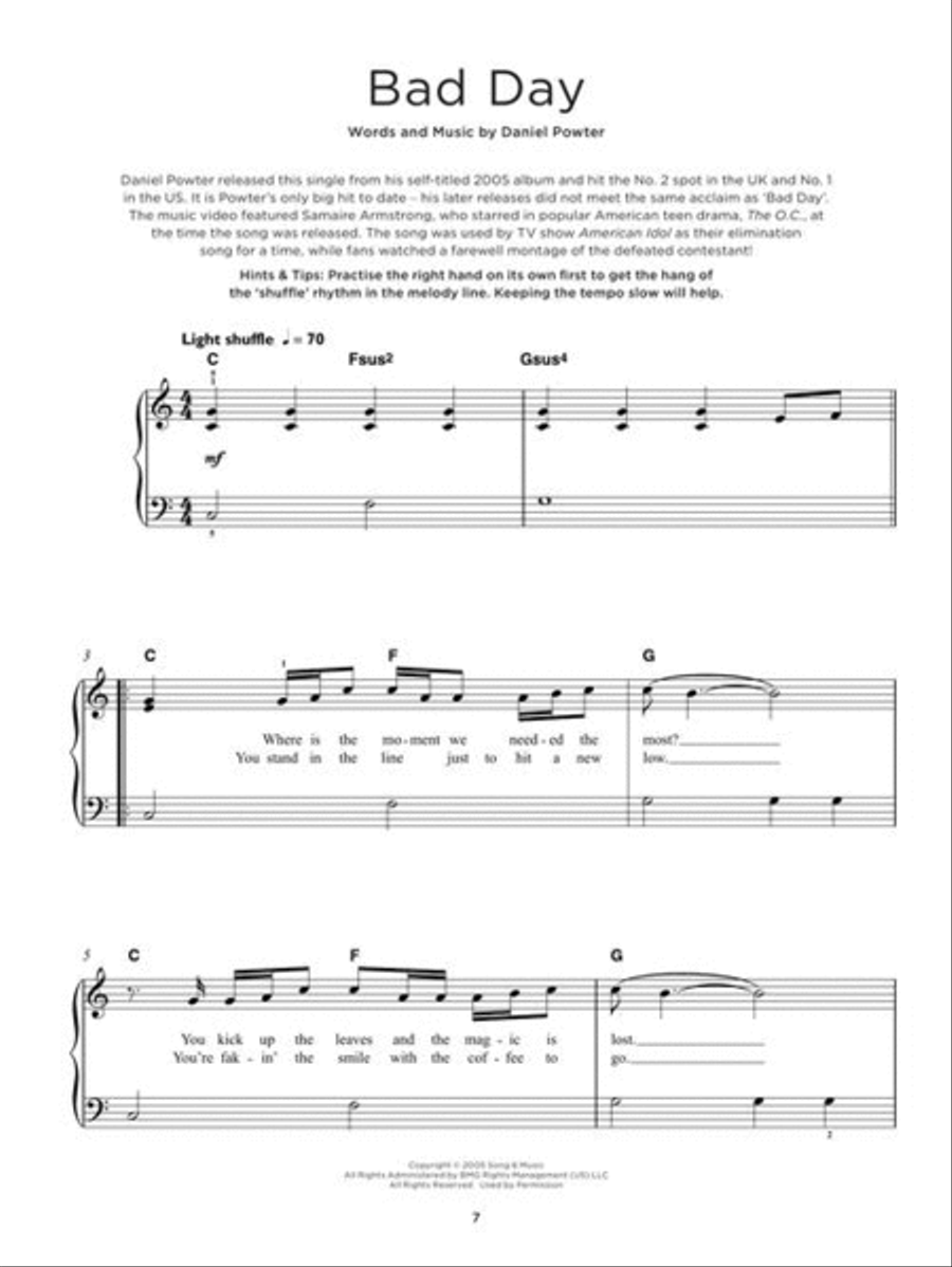 40 Pop Songs for Kids Easy Piano scores gallery preview page 6