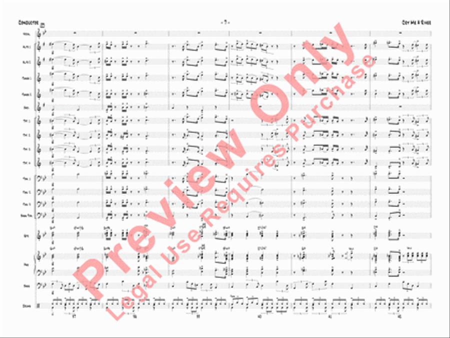 Cry Me a River Jazz Ensemble scores gallery preview page 10