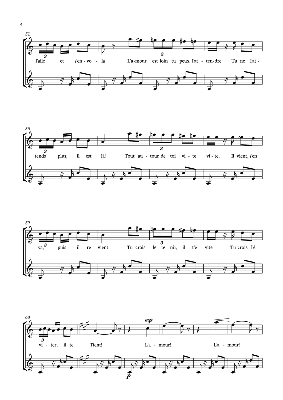 Habanera from Carmen for Guitar Duo. Acoustic Guitar scores gallery preview page 4