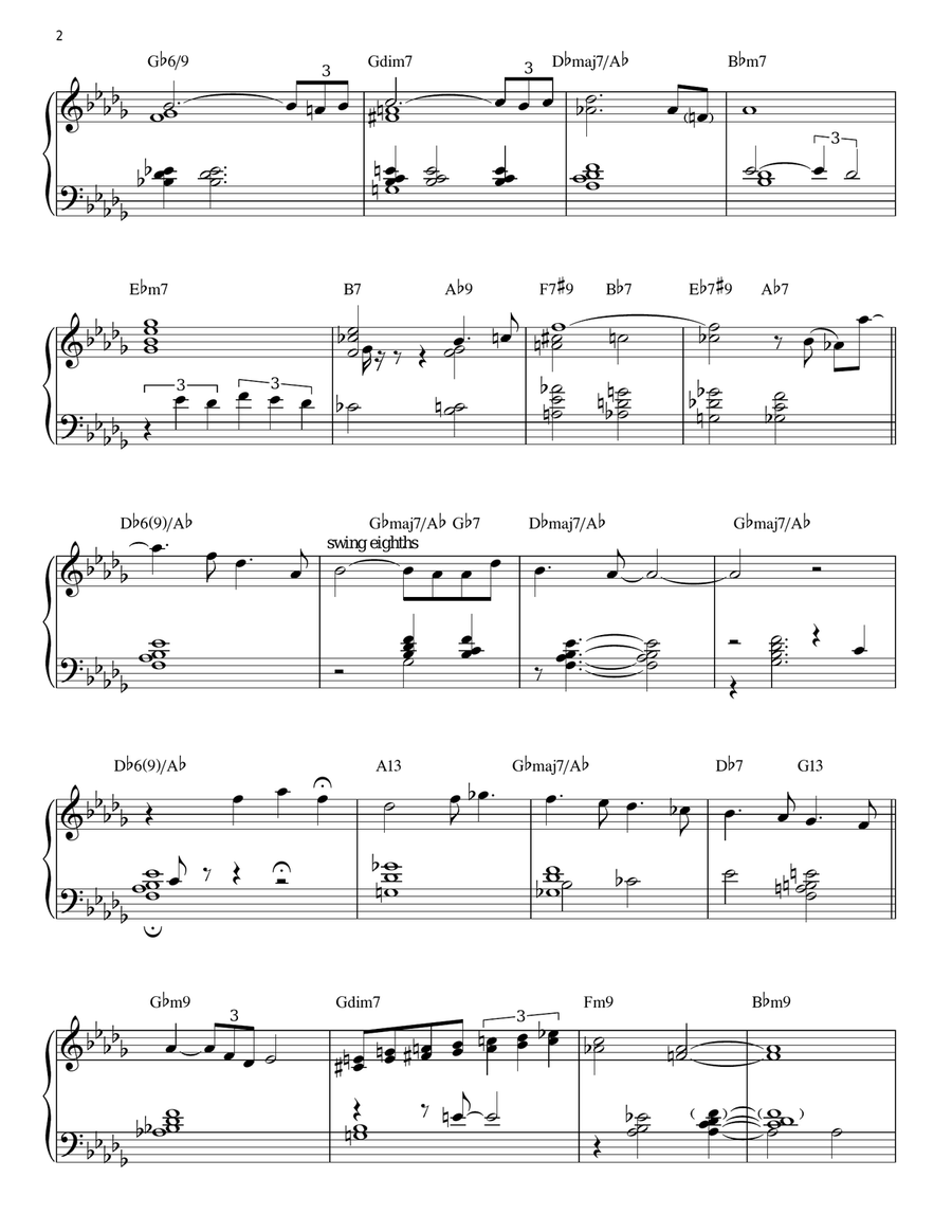 It Might As Well Be Spring Piano Solo scores gallery preview page 2