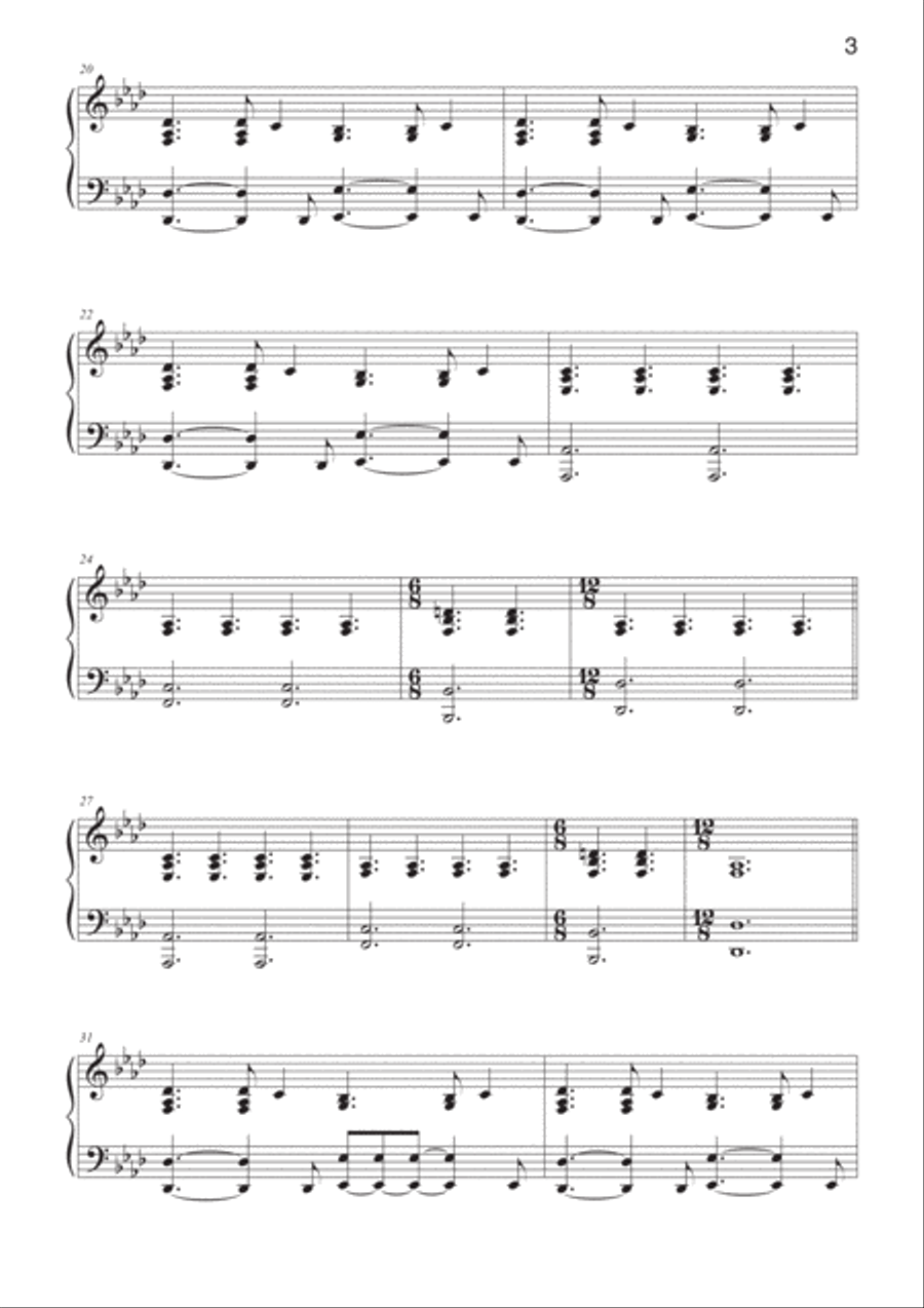 This Year's Love This Year's Love Piano Solo scores gallery preview page 3