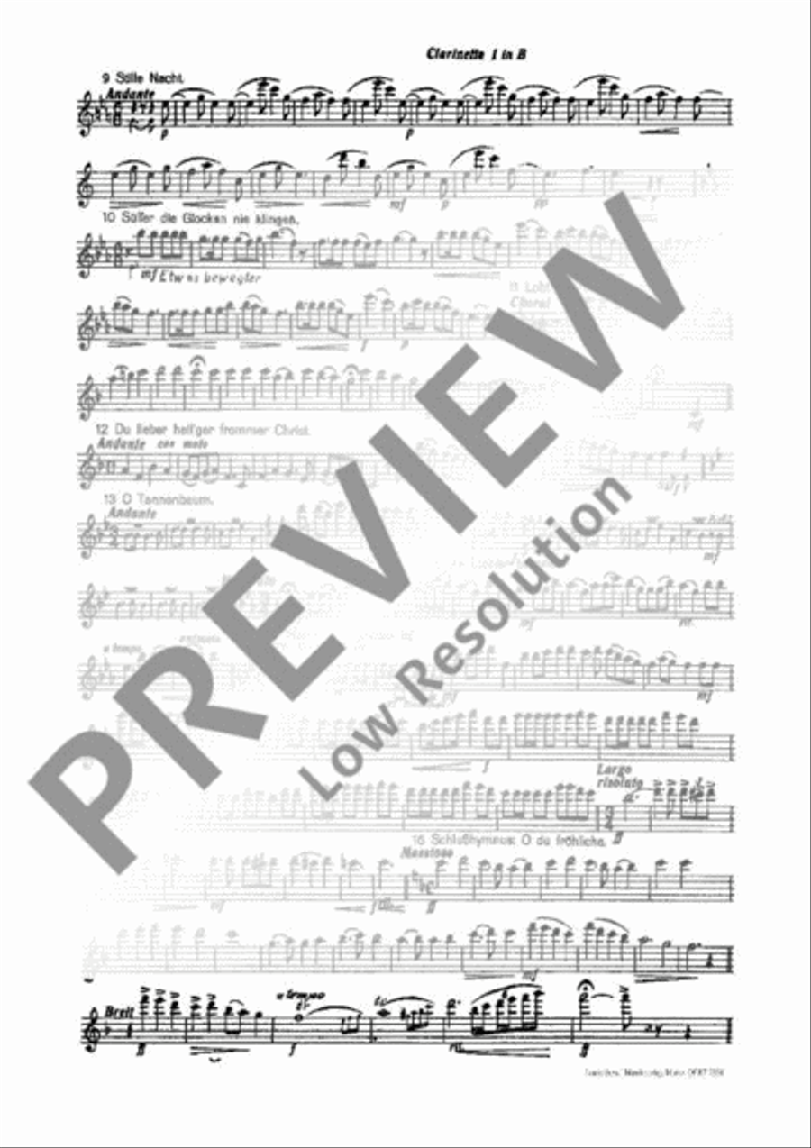 Ein Weihnachts-Liederkranz-Potpourri Concert Band scores gallery preview page 17