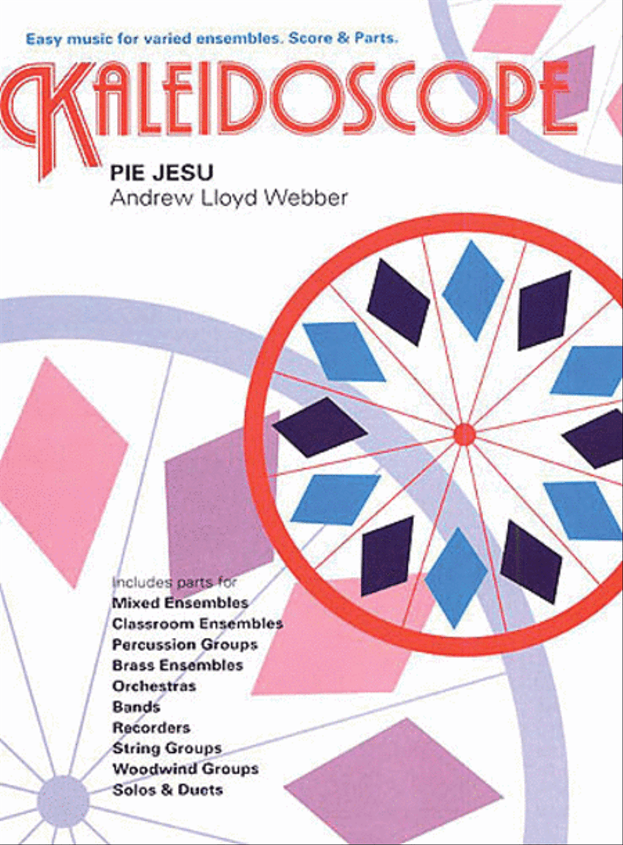 Andrew Lloyd Webber: Kaleidoscope - Pie Jesu (Requiem) Mass scores gallery preview page 1