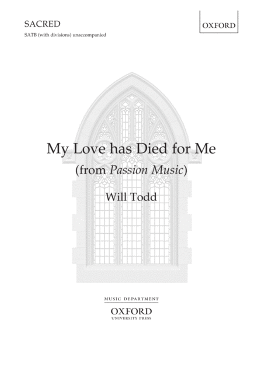 My Love has Died for Me Divisi scores gallery preview page 1
