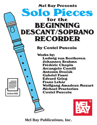 Book cover for Solo Pieces for the Beginning Descant/Soprano Recorder
