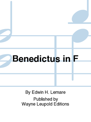 Benedictus in F