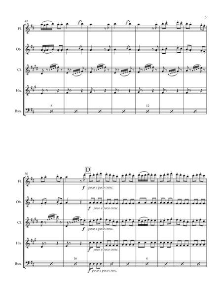Farandole from L'Arlesienne for Woodwind Quintet image number null