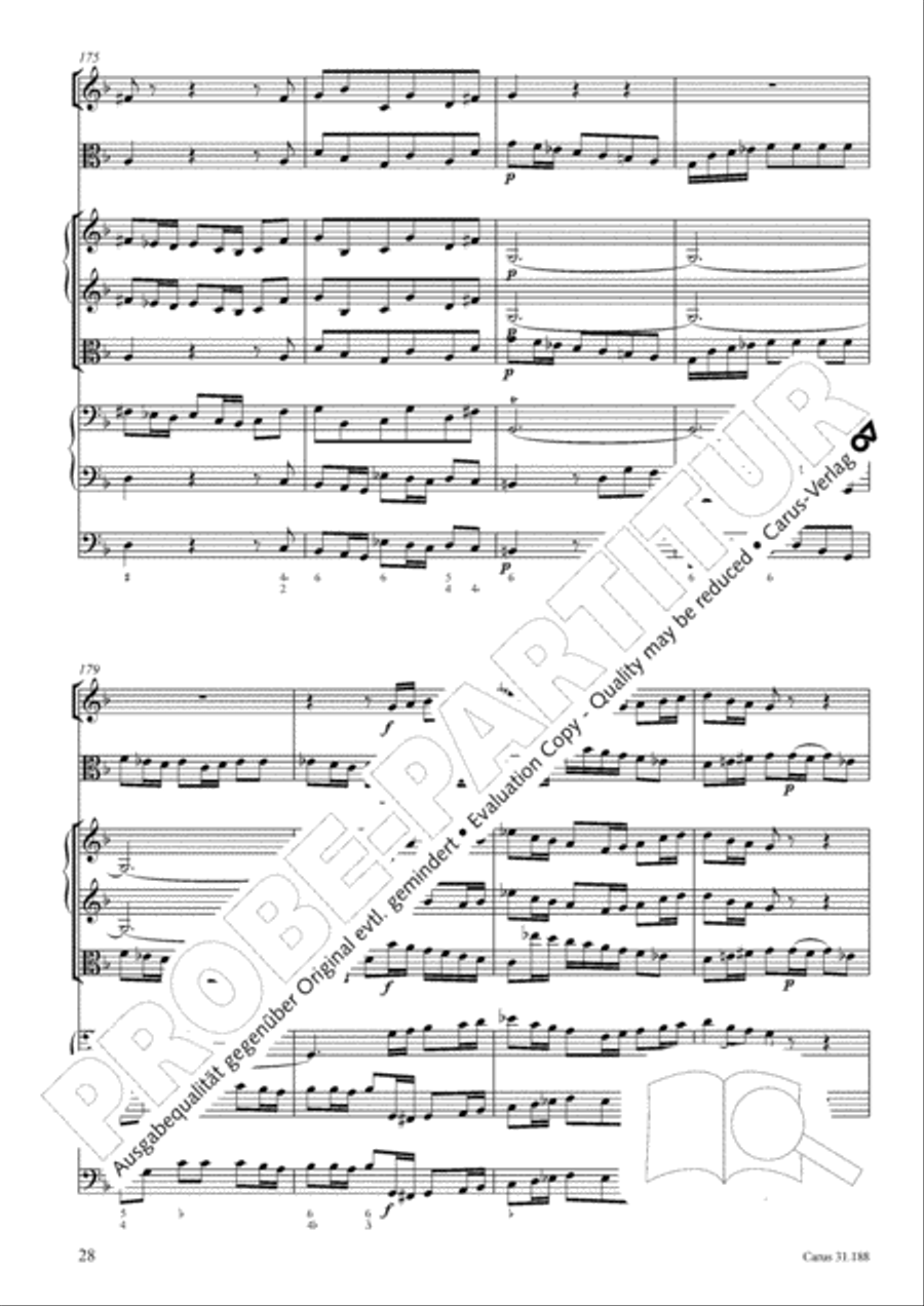 I have placed all my confidence (Ich habe meine Zuversicht) 4-Part scores gallery preview page 29