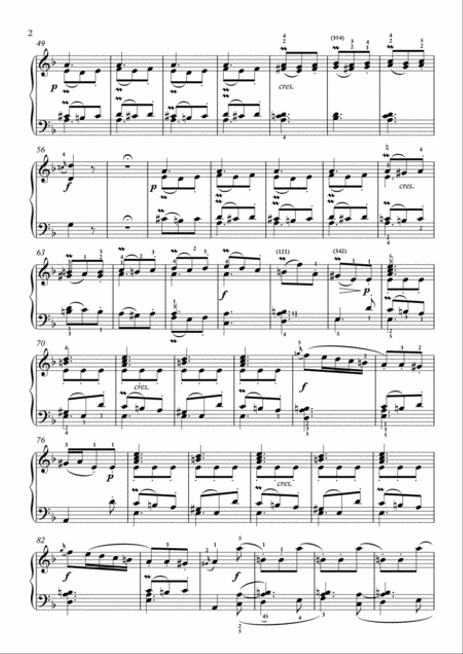 Scarlatti-Sonata in d-minor L.S12 K.459(piano) Piano Solo scores gallery preview page 3