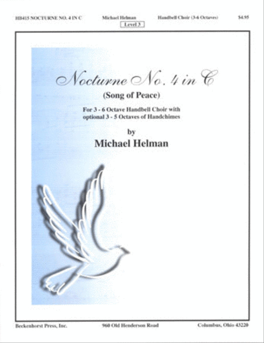 Nocturne No. 4 in C (Song of Peace) 5-Octaves scores gallery preview page 1