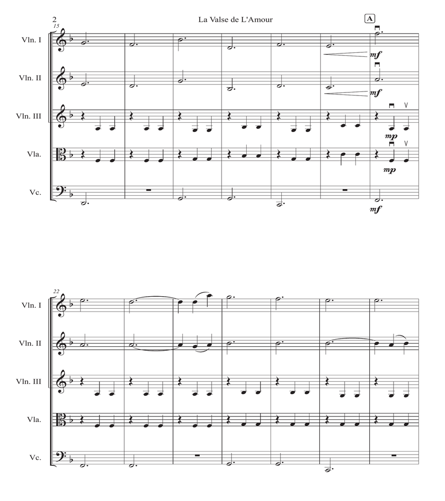 La Valse De L'amour