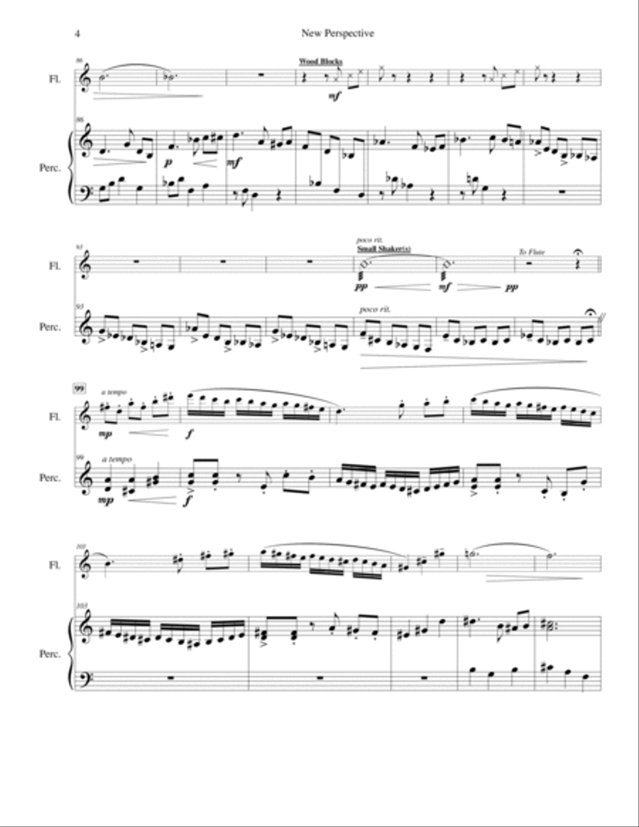 New Perspective (Flute) Flute scores gallery preview page 6