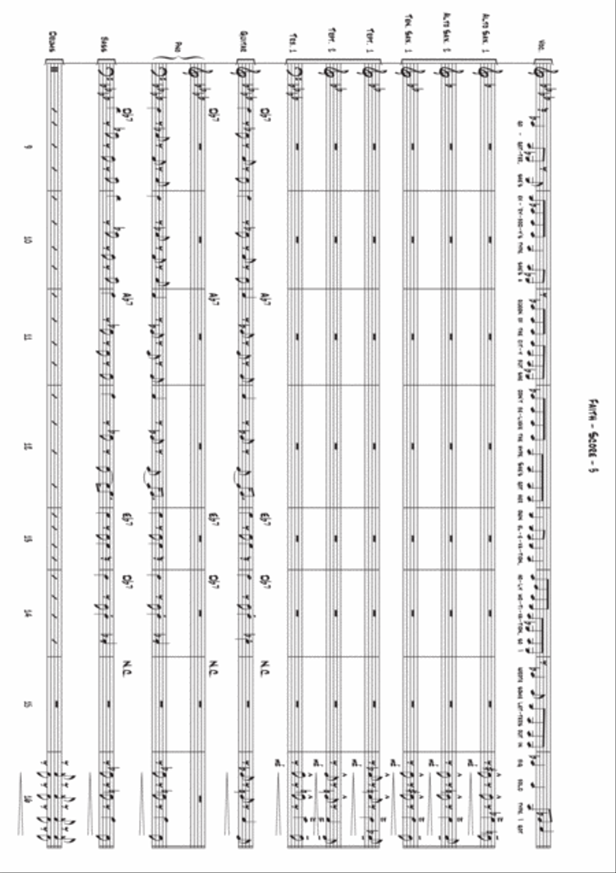 Faith Small Ensemble scores gallery preview page 3