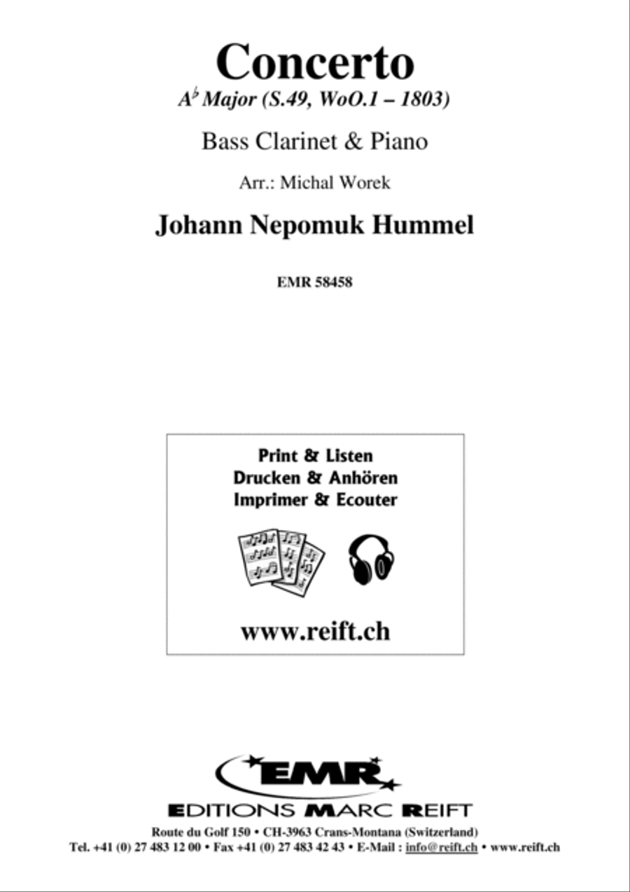Concerto Bass Clarinet scores gallery preview page 2