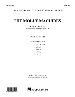 Book cover for The Molly Maguires - Conductor Score (Full Score)