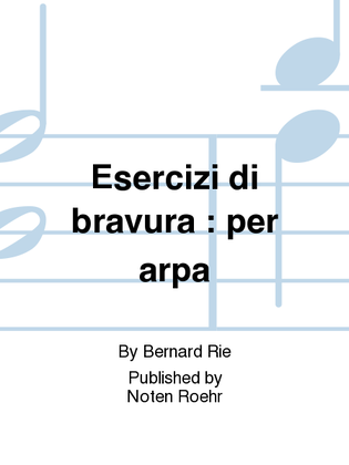 Book cover for Esercizi di bravura