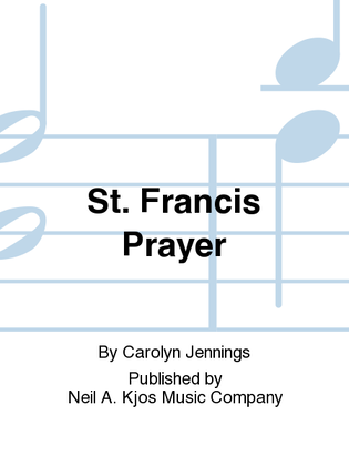 Book cover for St. Francis Prayer