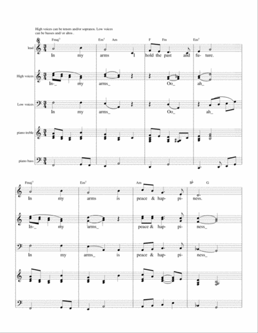 Mary's Lullaby Choir scores gallery preview page 2