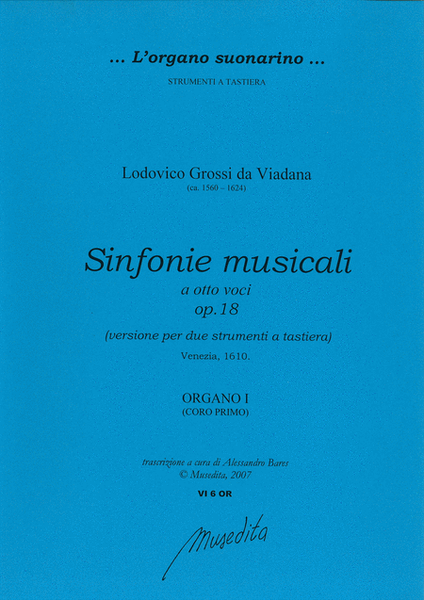 Sinfonie musicali op.18 (Venezia, 1610)