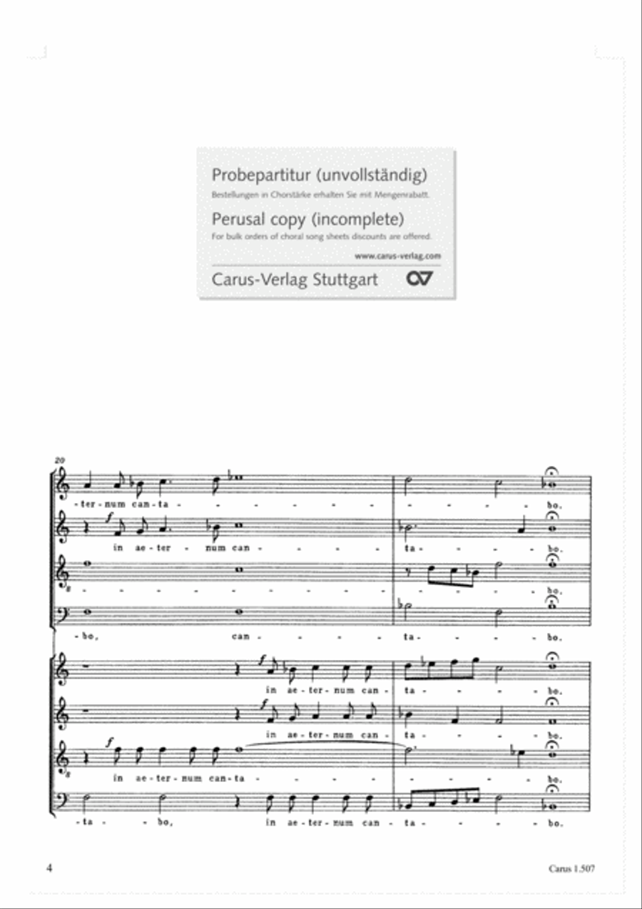 Misericordias Domini Misericordias Domini 4-Part scores gallery preview page 5