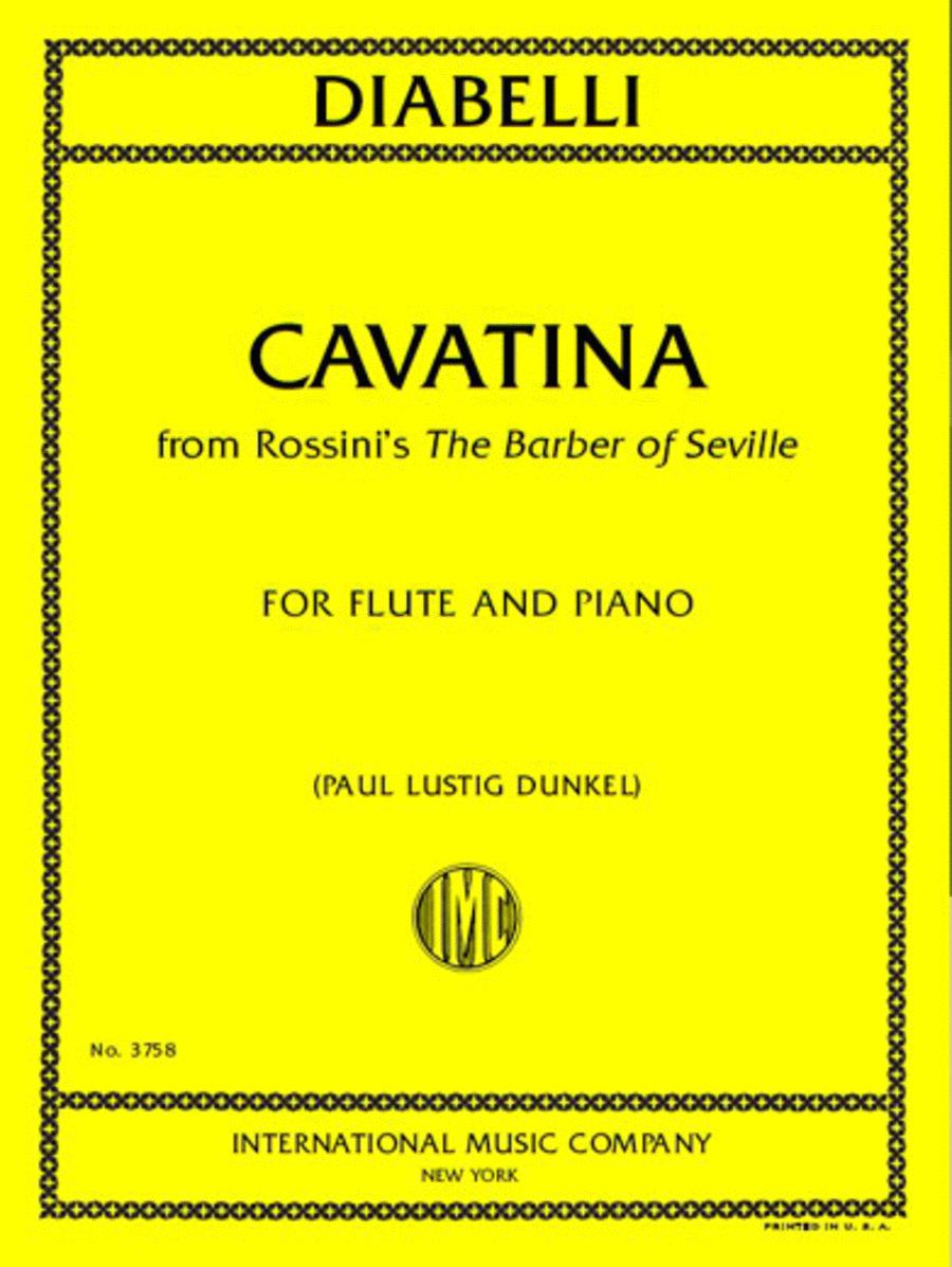 Cavatina From Rossini'S The Barber Of Seville