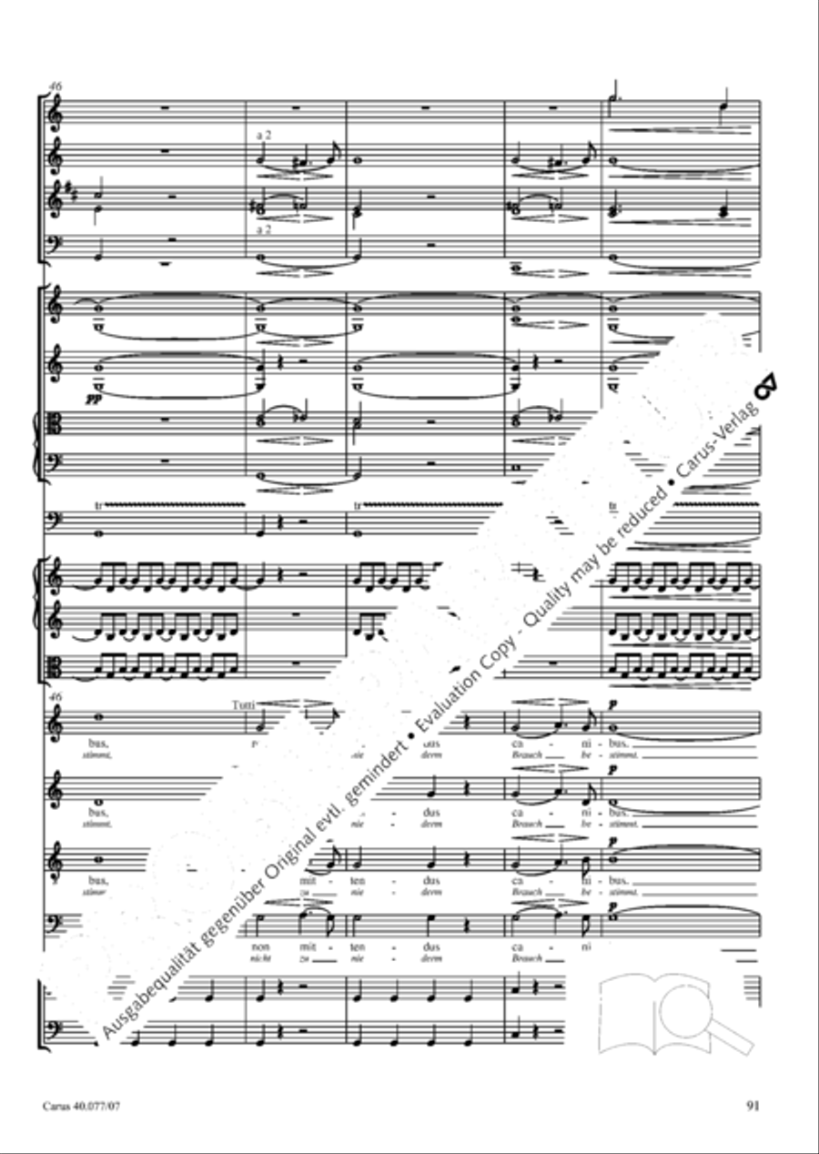 Lauda Sion 4-Part scores gallery preview page 104