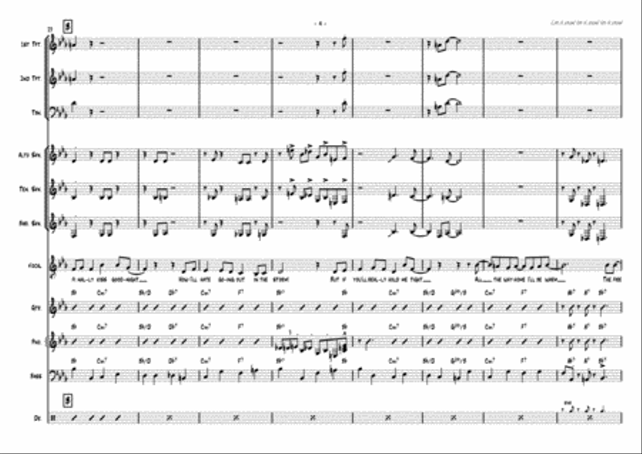 Let It Snow! Let It Snow! Let It Snow! Jazz Ensemble scores gallery preview page 4