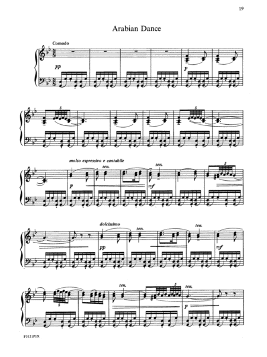 Tchaikovsky: The Nutcracker Suite, Op. 71A Piano Solo scores gallery preview page 1