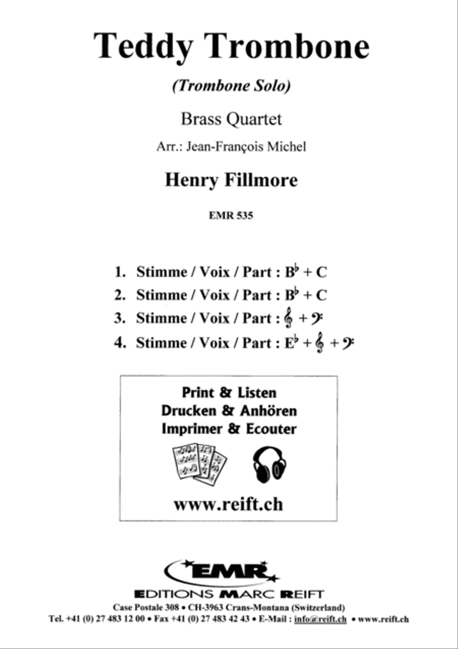 Teddy Trombone Brass Ensemble scores gallery preview page 2