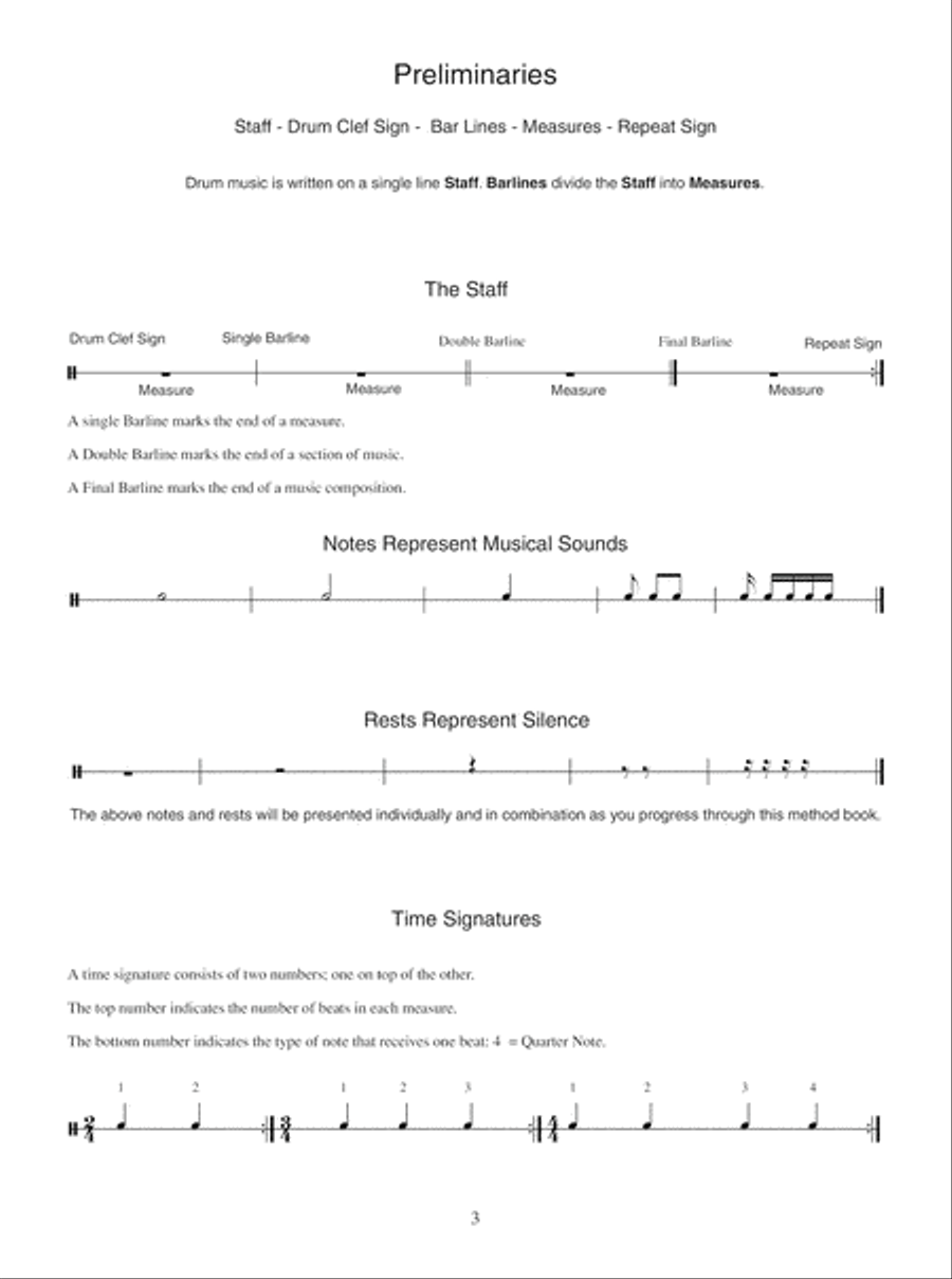 Fundamentals of Rhythm for the Drummer Drums scores gallery preview page 4