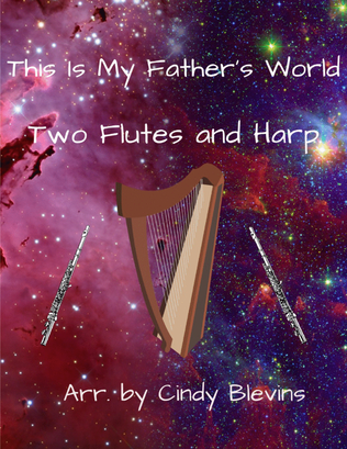 Book cover for This Is My Father's World, Two Flutes and Harp