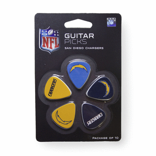 Book cover for Los Angeles Chargers Guitar Picks
