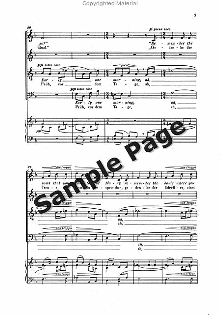 Early One Morning Early One Morning 4-Part scores gallery preview page 4