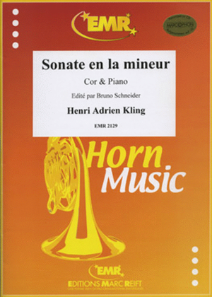 Book cover for Sonate en la mineur