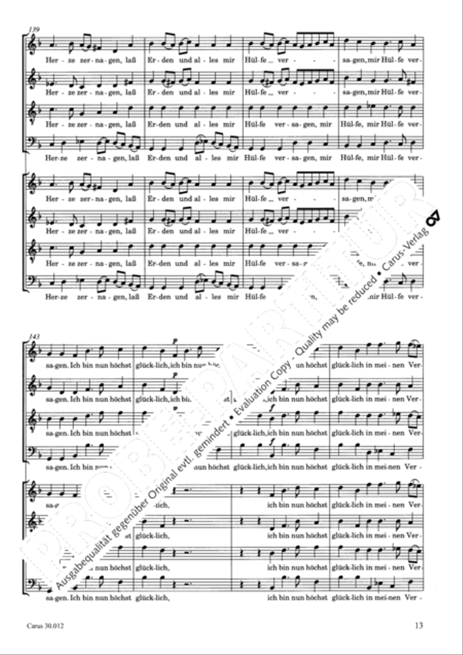 Ich will auf den Herren schauen 4-Part scores gallery preview page 14
