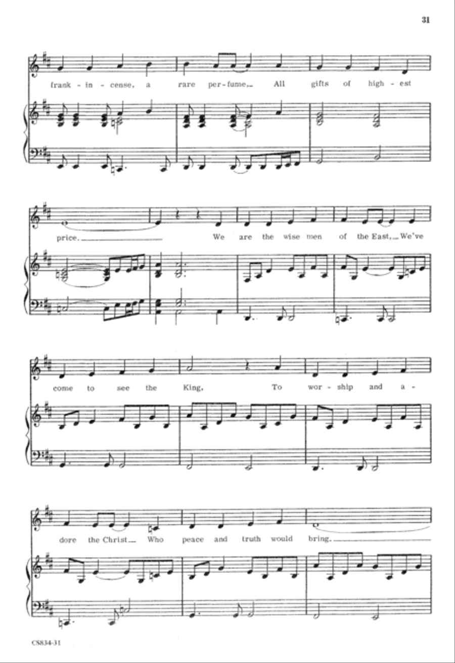 The Brightest Star Unison Choir scores gallery preview page 31