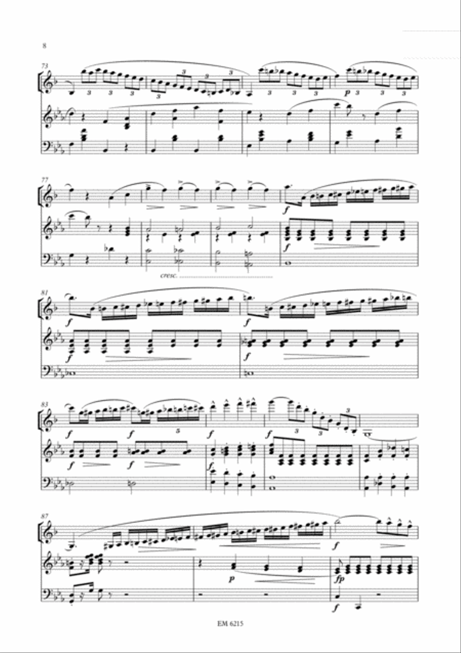 Concertino nr. 1 for Clarinet (Piano Reduction) Clarinet Solo scores gallery preview page 5