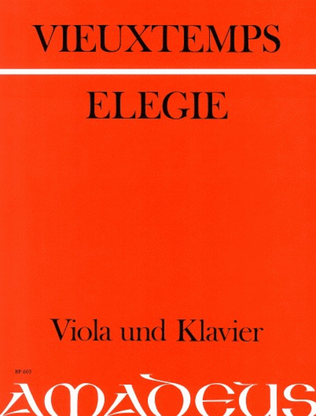 Book cover for Elegie op. 30