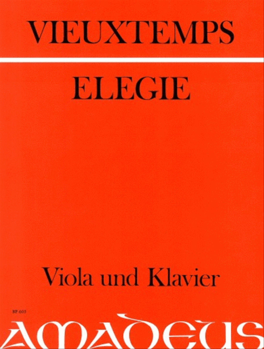 Elegie op. 30 Elegie op. 30 Piano Accompaniment scores gallery preview page 1