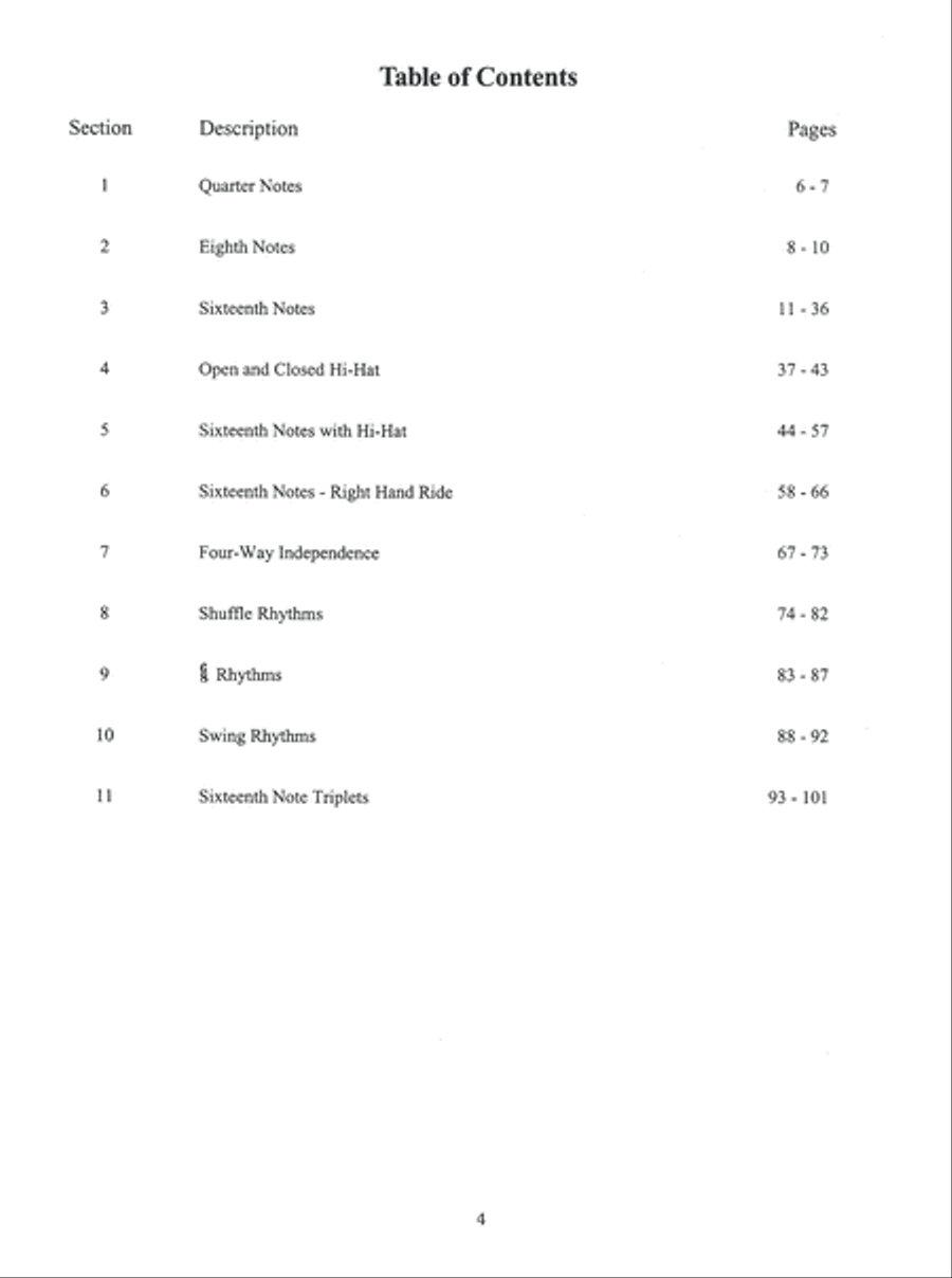 Rhythmic Aerobics Rhythmic Aerobics Drum Set scores gallery preview page 5