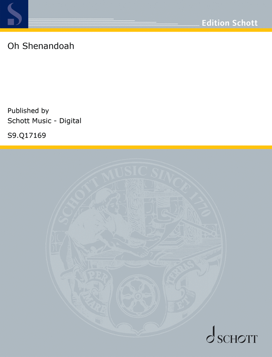Oh Shenandoah A Cappella scores gallery preview page 1