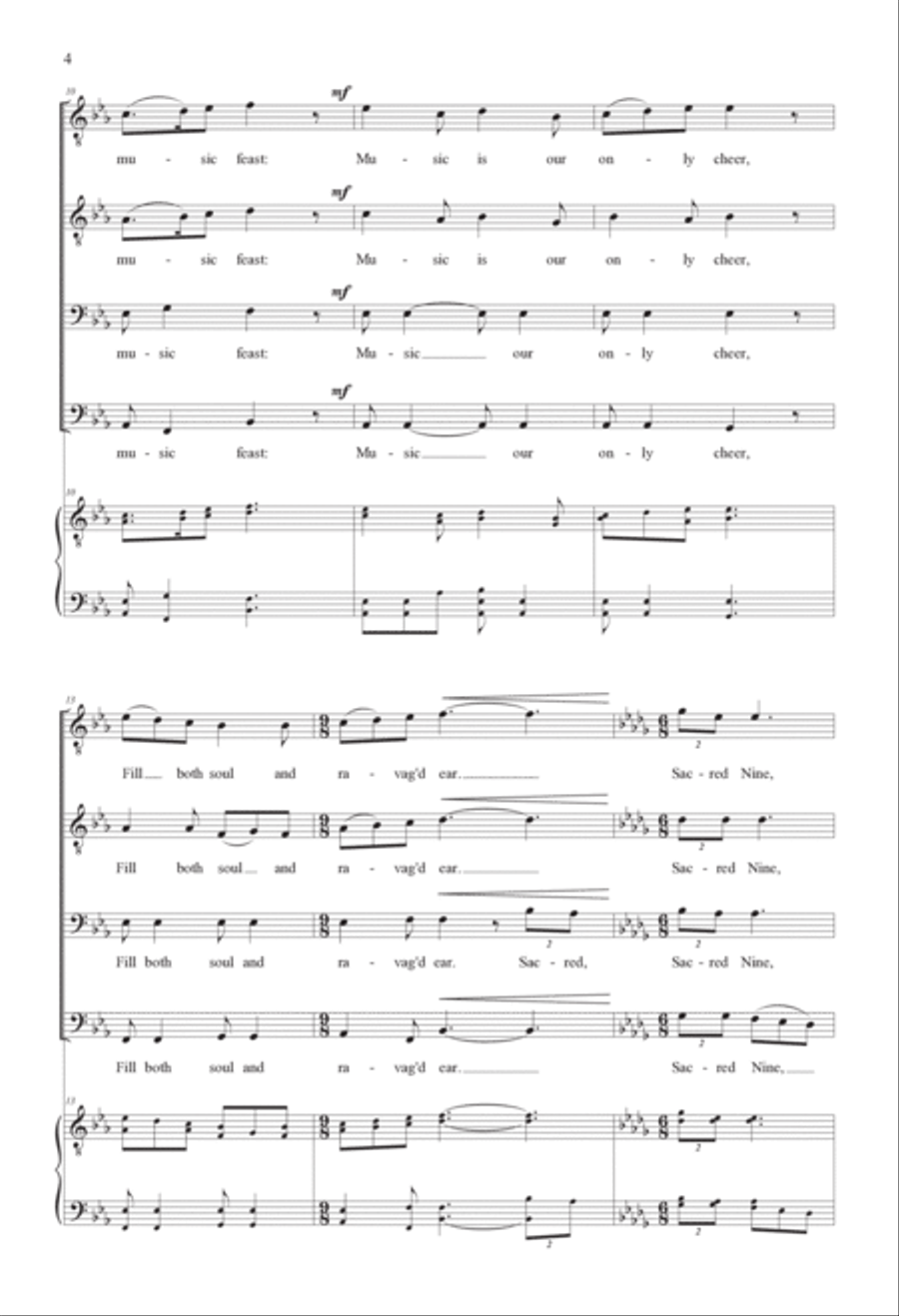 Welcome Fanfare! Welcome Fanfare! TTBB scores gallery preview page 4